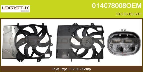 LGK 014078008OEM Electric Motor, radiator fan 014078008OEM