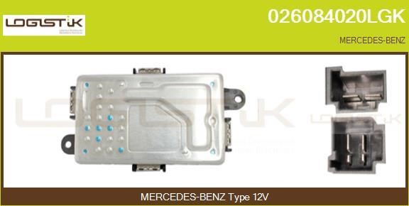 LGK 026084020LGK Resistor, interior blower 026084020LGK