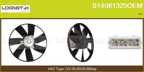 LGK 014081325OEM Hub, engine cooling fan wheel 014081325OEM