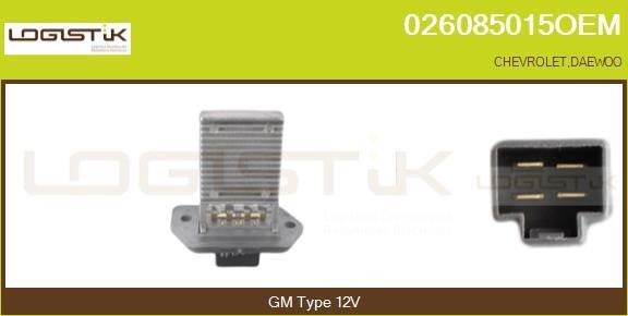 LGK 026085015OEM Resistor, interior blower 026085015OEM