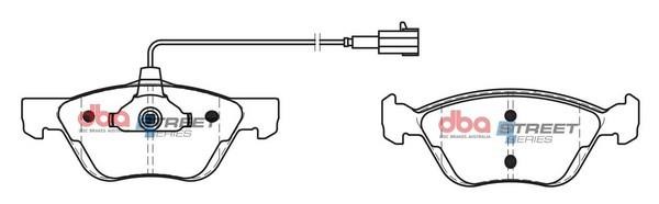 DBA DB2037SS Brake Pad Set, disc brake DB2037SS