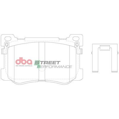 DBA DB15021SP Brake Pad Set, disc brake DB15021SP