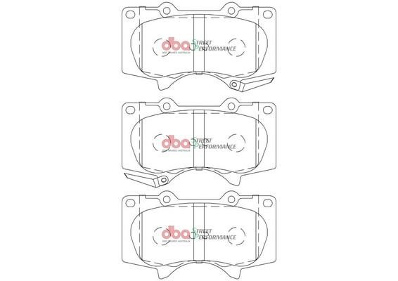 DBA DB2380SP Brake Pad Set, disc brake DB2380SP