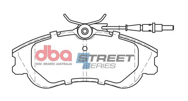 DBA DB2015SS Brake Pad Set, disc brake DB2015SS