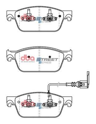DBA DB2200SS Brake Pad Set, disc brake DB2200SS