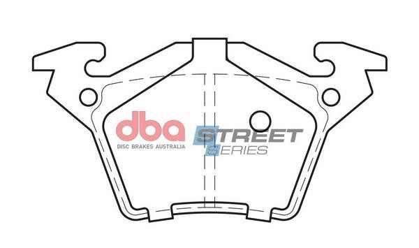 DBA DB1987SS Brake Pad Set, disc brake DB1987SS