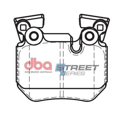 DBA DB2196SS Brake Pad Set, disc brake DB2196SS