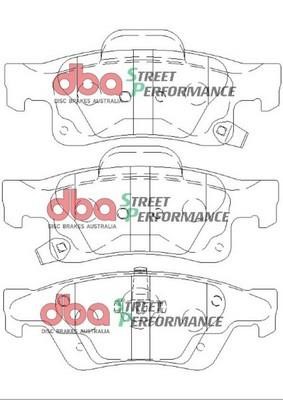 DBA DB2217SP Brake Pad Set, disc brake DB2217SP