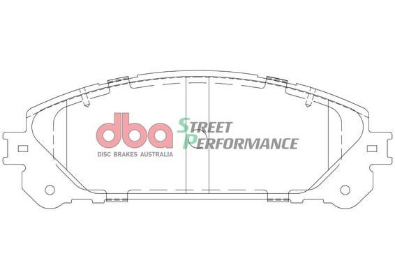 DBA DB2004SP Brake Pad Set, disc brake DB2004SP