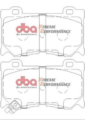 DBA DB2400XP Brake Pad Set, disc brake DB2400XP