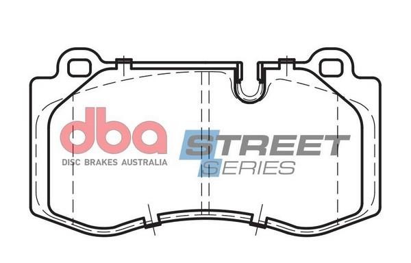 DBA DB2057SS Brake Pad Set, disc brake DB2057SS