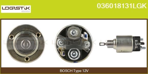 LGK 036018131LGK Solenoid switch, starter 036018131LGK