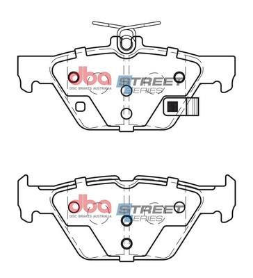 DBA DB2398SS Brake Pad Set, disc brake DB2398SS