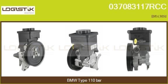 LGK 037083117RCC Hydraulic Pump, steering system 037083117RCC