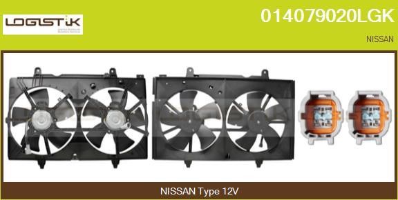 LGK 014079020LGK Electric Motor, radiator fan 014079020LGK