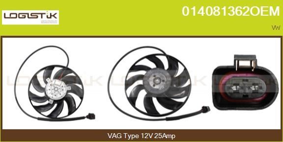 LGK 014081362OEM Hub, engine cooling fan wheel 014081362OEM