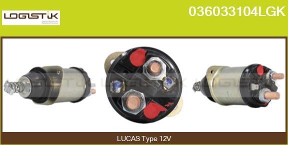 LGK 036033104LGK Solenoid switch, starter 036033104LGK