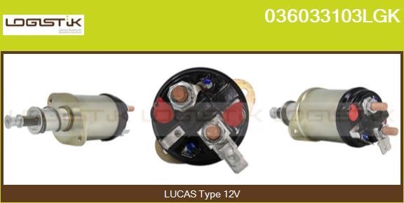 LGK 036033103LGK Solenoid switch, starter 036033103LGK