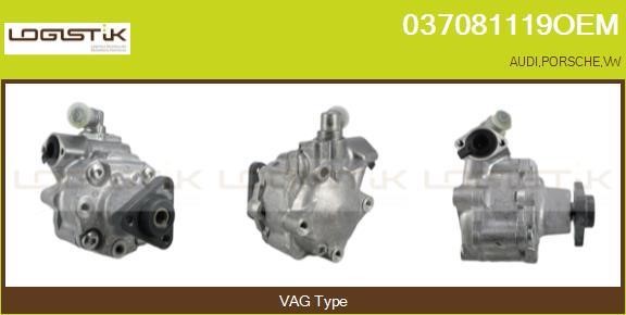 LGK 037081119OEM Hydraulic Pump, steering system 037081119OEM