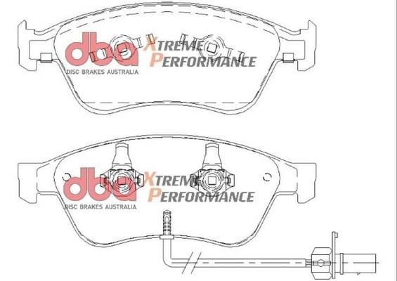 DBA DB2202XP Brake Pad Set, disc brake DB2202XP