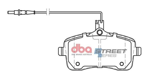DBA DB2025SS Brake Pad Set, disc brake DB2025SS