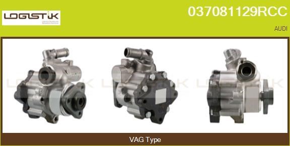 LGK 037081129RCC Hydraulic Pump, steering system 037081129RCC