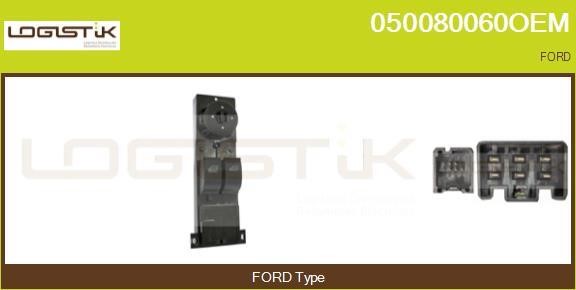 LGK 050080060OEM Power window button 050080060OEM