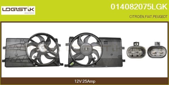 LGK 014082075LGK Electric Motor, radiator fan 014082075LGK