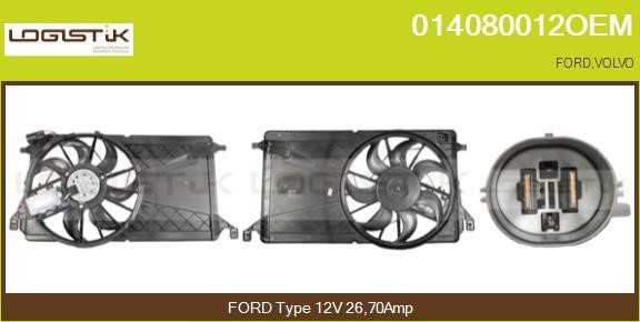 LGK 014080012OEM Electric Motor, radiator fan 014080012OEM