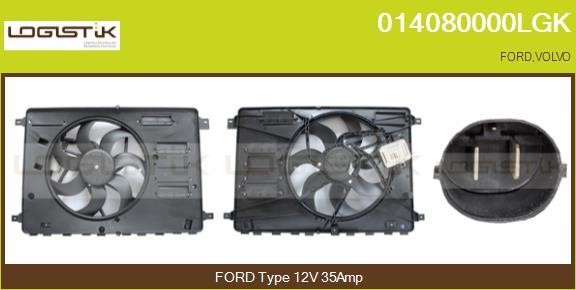 LGK 014080000LGK Electric Motor, radiator fan 014080000LGK
