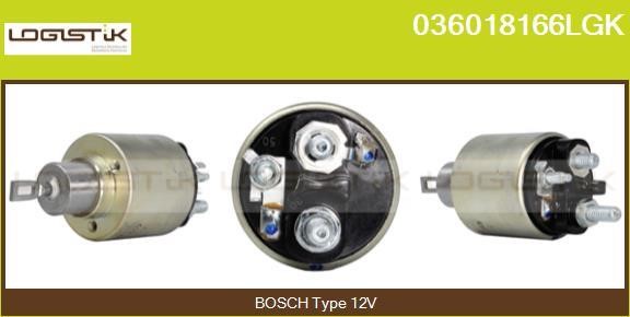 LGK 036018166LGK Solenoid switch, starter 036018166LGK