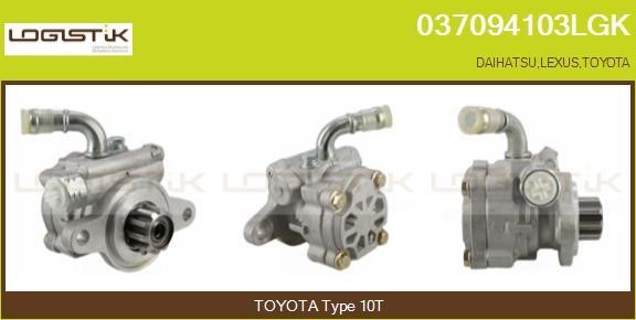 LGK 037094103LGK Hydraulic Pump, steering system 037094103LGK