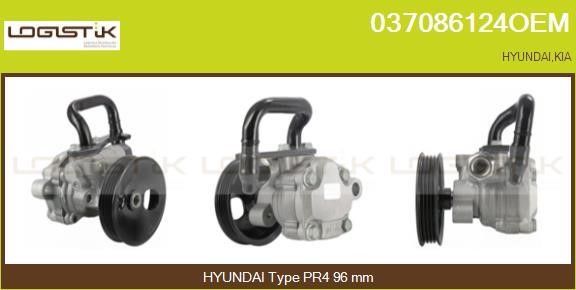 LGK 037086124OEM Hydraulic Pump, steering system 037086124OEM