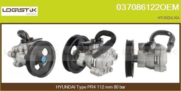 LGK 037086122OEM Hydraulic Pump, steering system 037086122OEM