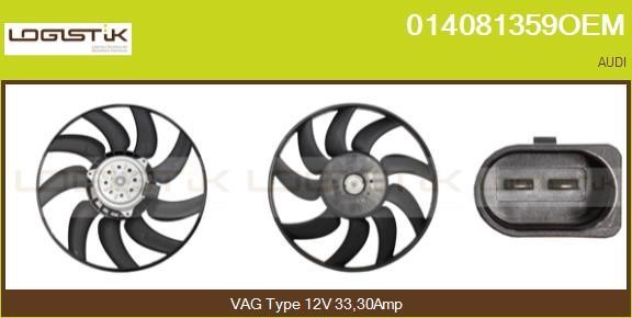 LGK 014081359OEM Hub, engine cooling fan wheel 014081359OEM