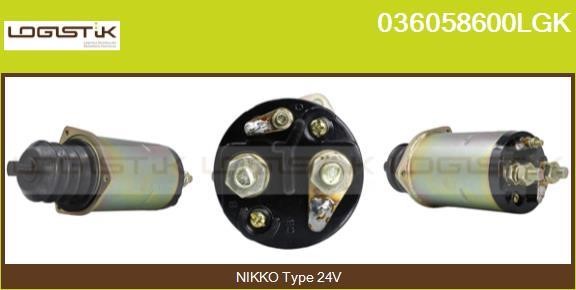 LGK 036058600LGK Solenoid switch, starter 036058600LGK