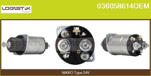 LGK 036058614OEM Solenoid switch, starter 036058614OEM