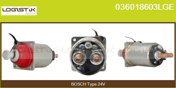 LGK 036018603LGE Solenoid switch, starter 036018603LGE