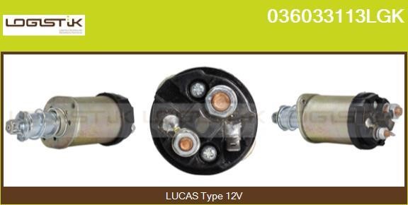 LGK 036033113LGK Solenoid switch, starter 036033113LGK