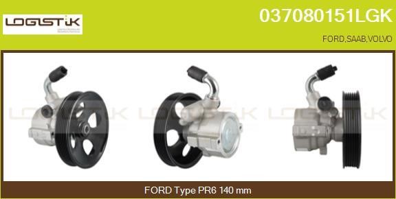 LGK 037080151LGK Hydraulic Pump, steering system 037080151LGK