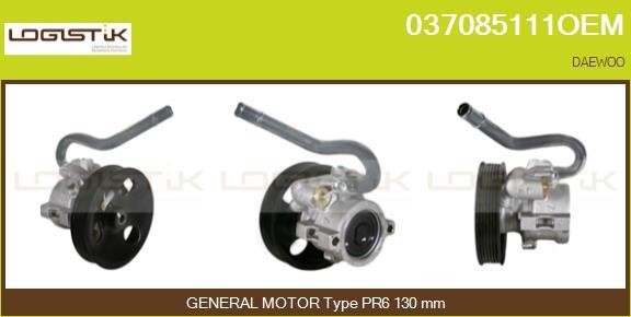 LGK 037085111OEM Hydraulic Pump, steering system 037085111OEM