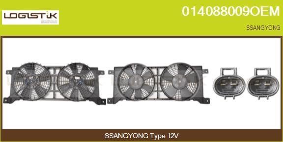 LGK 014088009OEM Electric Motor, radiator fan 014088009OEM
