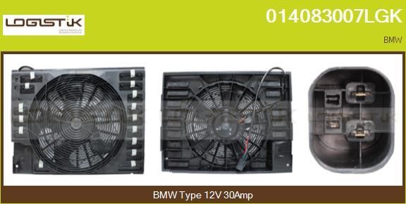LGK 014083007LGK Electric Motor, radiator fan 014083007LGK