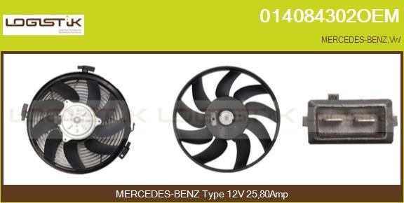 LGK 014084302OEM Hub, engine cooling fan wheel 014084302OEM