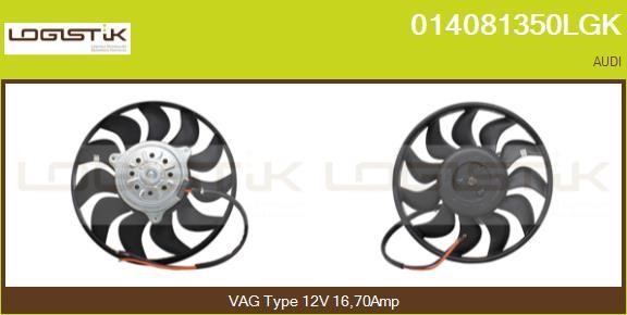 LGK 014081350LGK Hub, engine cooling fan wheel 014081350LGK