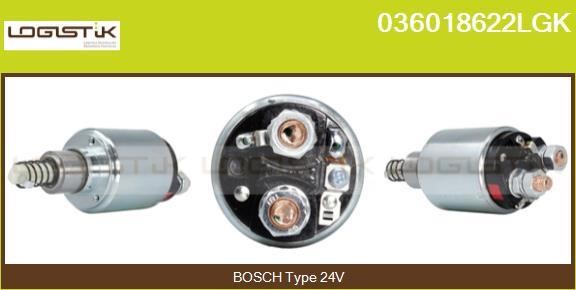 LGK 036018622LGK Solenoid switch, starter 036018622LGK