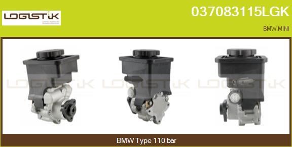 LGK 037083115LGK Hydraulic Pump, steering system 037083115LGK
