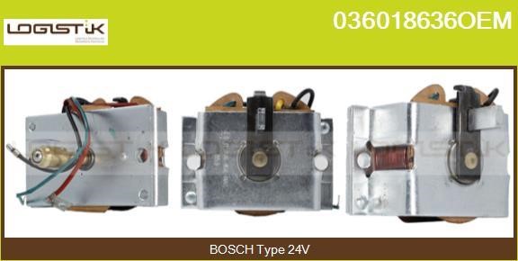 LGK 036018636OEM Solenoid switch, starter 036018636OEM