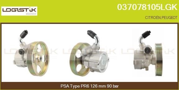 LGK 037078105LGK Hydraulic Pump, steering system 037078105LGK