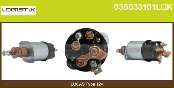 LGK 036033101LGK Solenoid switch, starter 036033101LGK